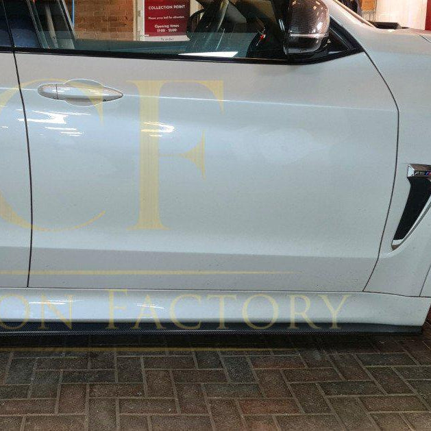 3D Style Carbon Fibre Side Skirts for BMW F15 X5 F16 F85 X5M F86 X6M 13-18