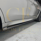3D Style Carbon Fibre Side Skirts for BMW F15 X5 F16 F85 X5M F86 X6M 13-18