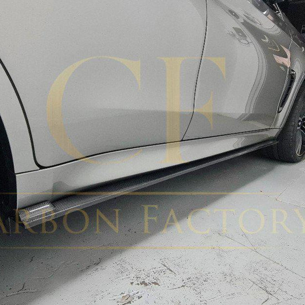 3D Style Carbon Fibre Side Skirts for BMW F15 X5 F16 F85 X5M F86 X6M 13-18