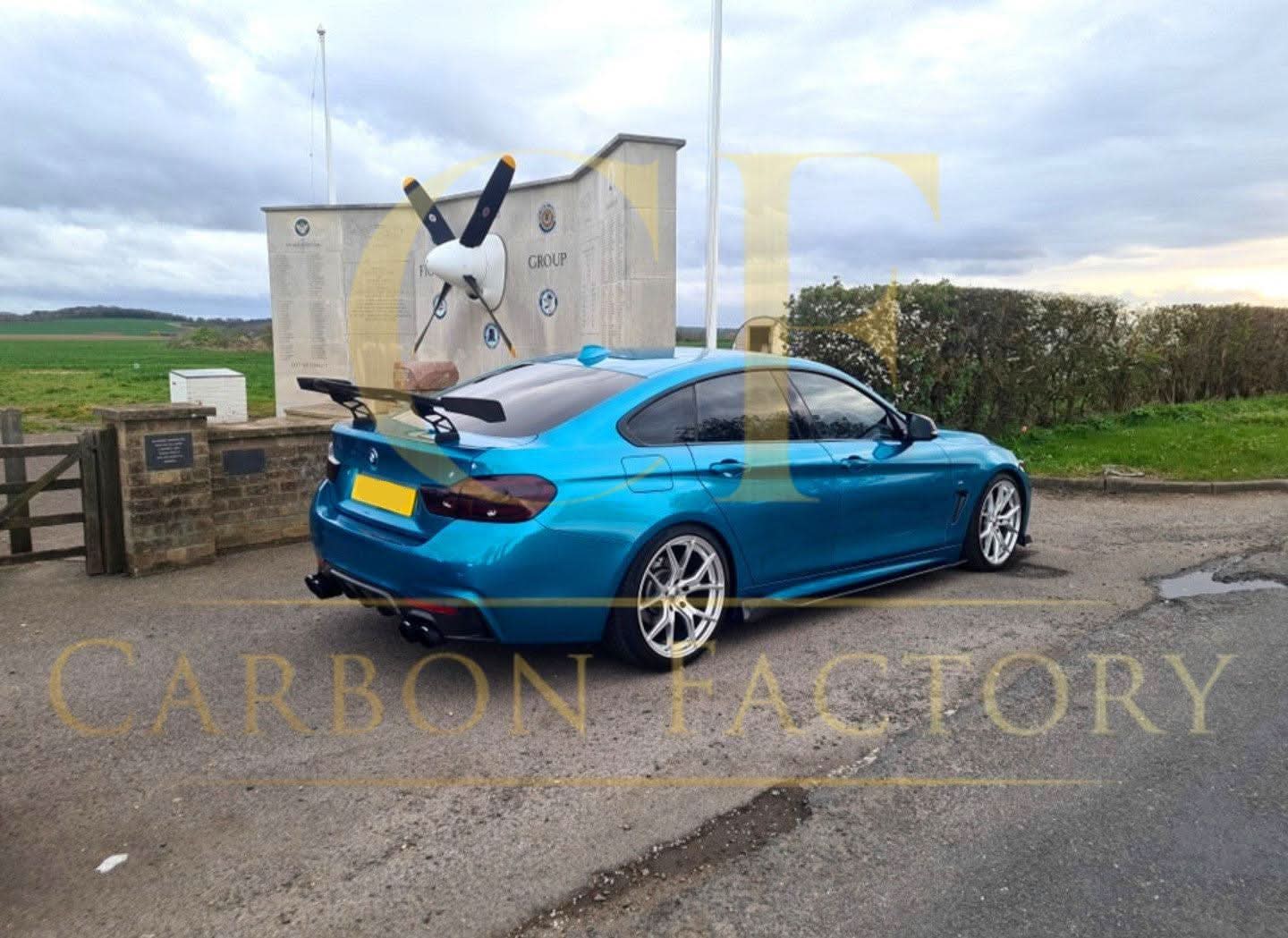 B Style Carbon Fibre Side Skirts for BMW F32 F33 F36 4 Series 14-20