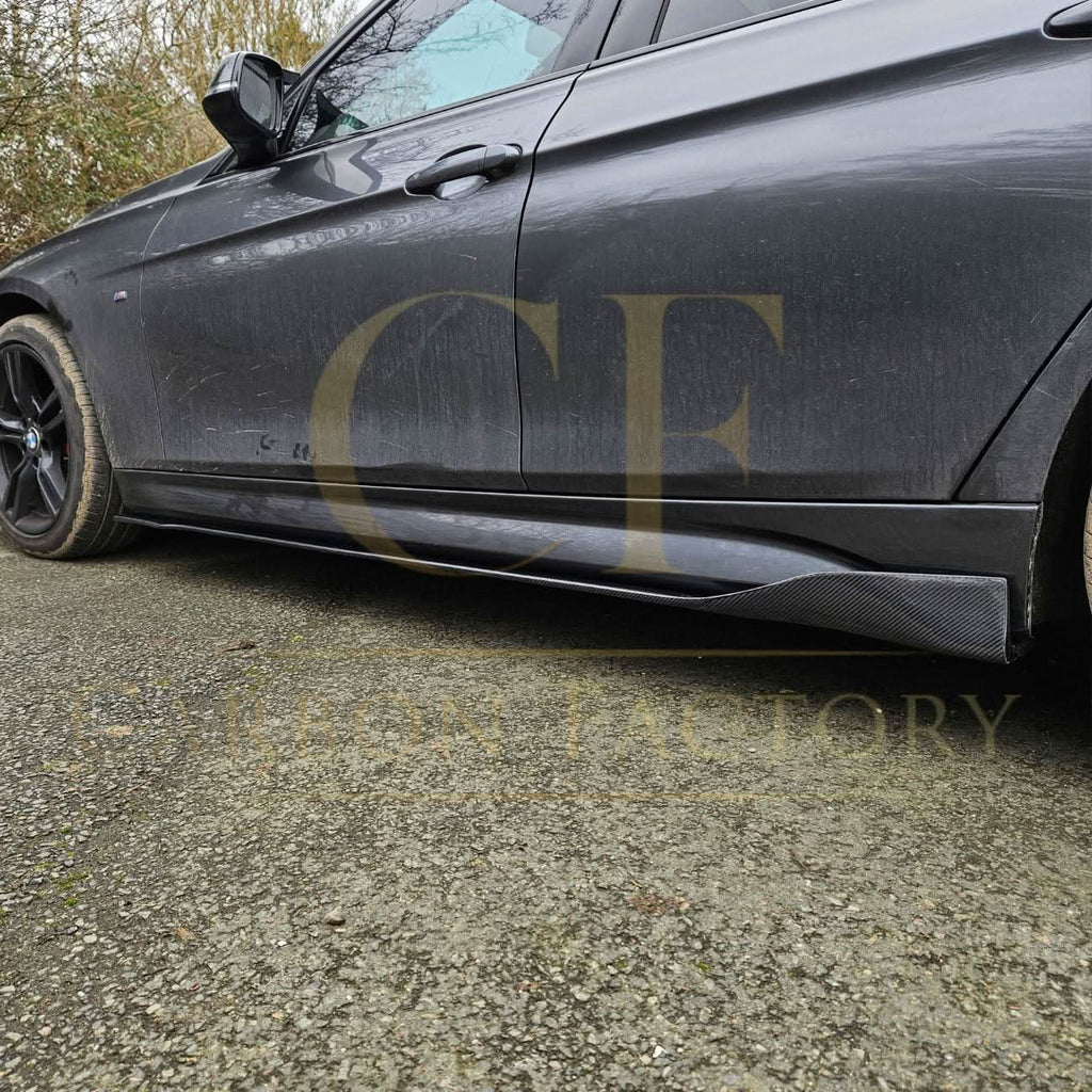 B Style Carbon Fibre Side Skirts for BMW F32 F33 F36 4 Series 14-20