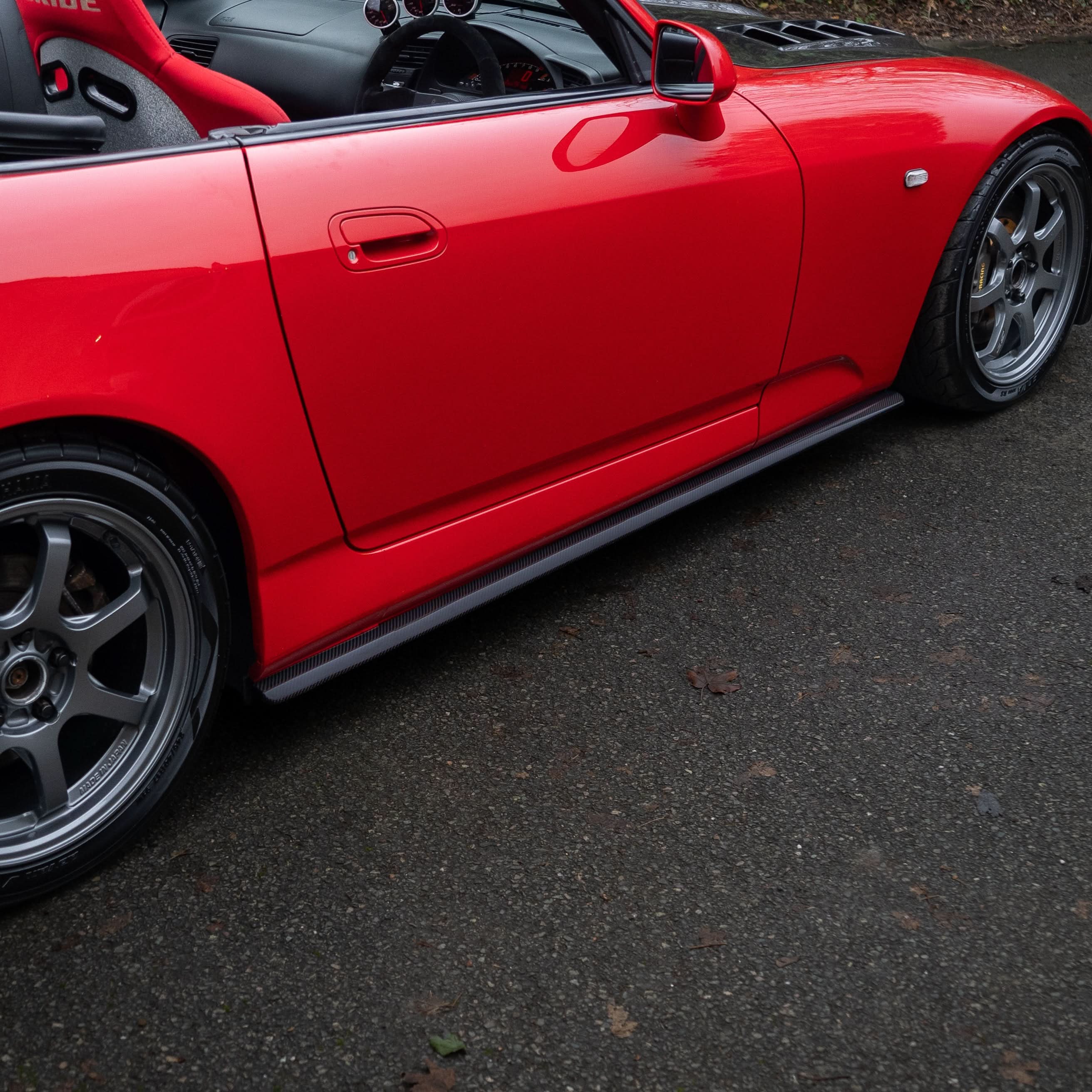 Carbon Fibre Side Skirts for Honda S2000 99-09