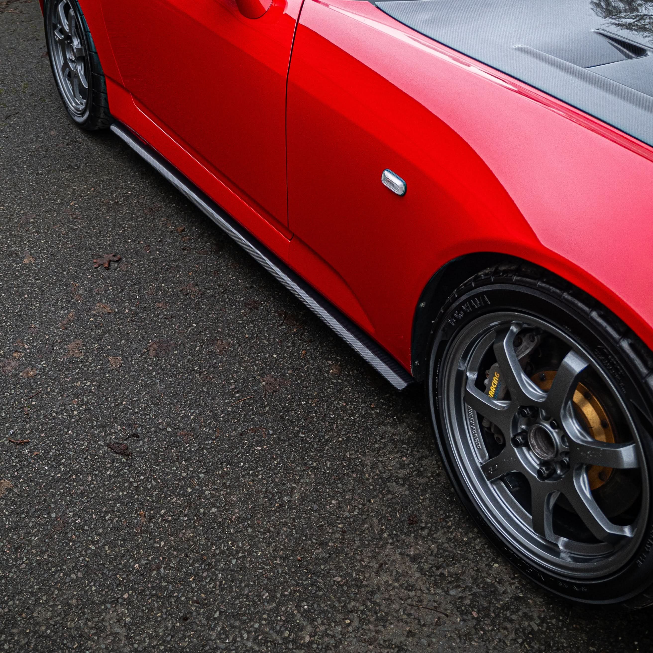 Carbon Fibre Side Skirts for Honda S2000 99-09