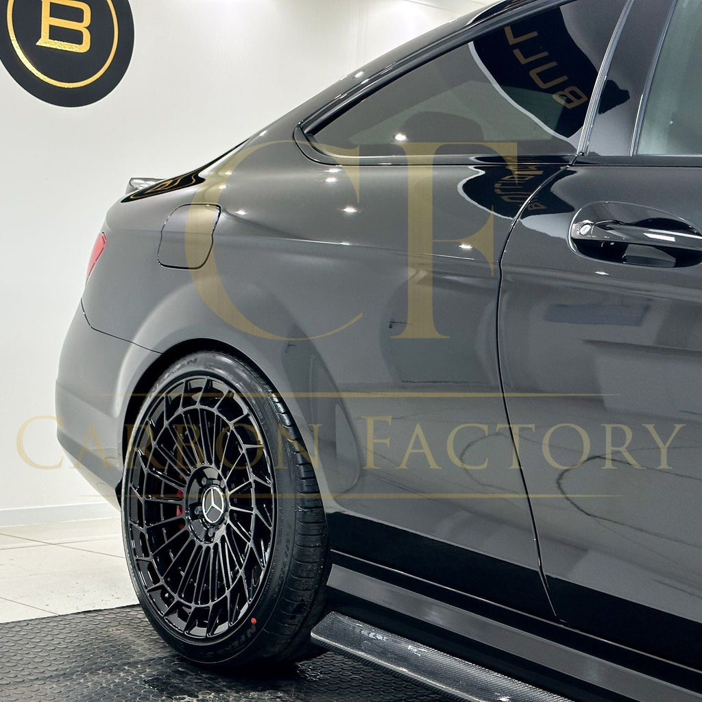 Carbon Fibre Side Skirts for Mercedes Benz W204 C63 Facelift 12-14