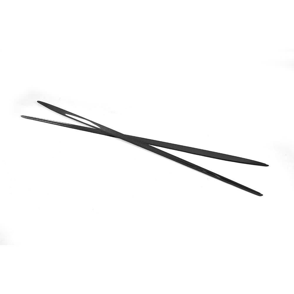 Carbon Fibre Side Skirts Trims for Mercedes C238 E Class Coupe 16-23