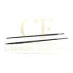 Carbon Fibre Side Skirts Trims for Mercedes C238 E Class Coupe 16-23