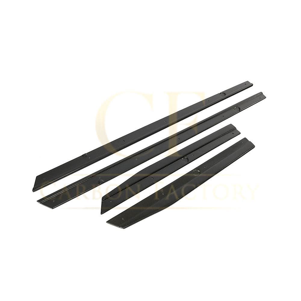 Carbon Fibre Side Skirts Trims for VW Golf MK7 MK7.5 inc GTI & R 14-20