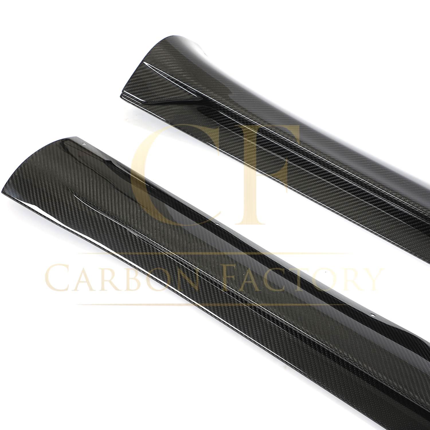CS Style Pre-Preg Carbon Fibre Side Skirts for Tesla Model Y 19-23