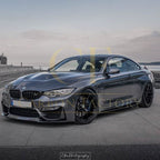 MP Style Carbon Fibre Side Skirts Extension for BMW F80 M3 14-20