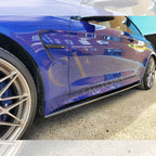 MP Style Carbon Fibre Side Skirts Extension for BMW F80 M3 14-20