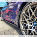 MP Style Carbon Fibre Side Skirts Extension for BMW F80 M3 14-20