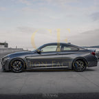 MP Style Carbon Fibre Side Skirts Extension for BMW F82 F83 M4 14-20