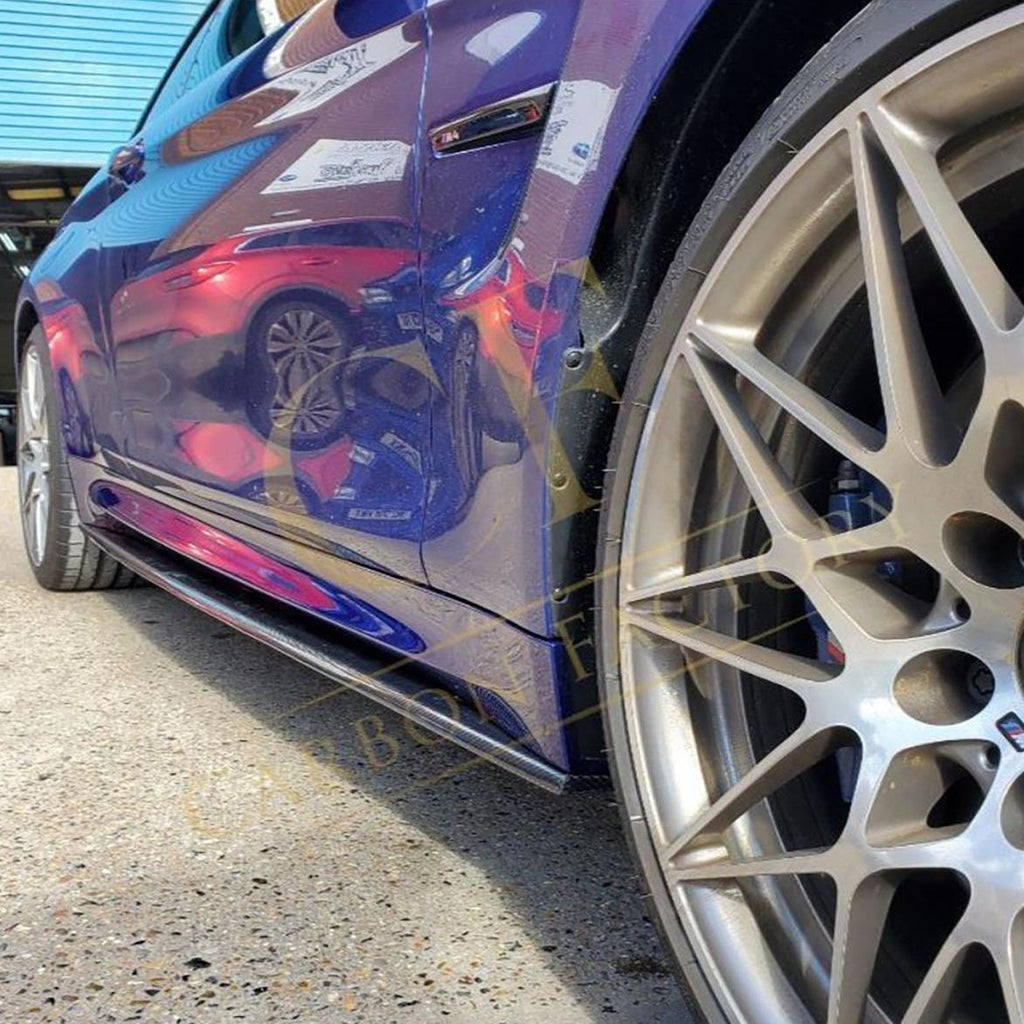MP Style Carbon Fibre Side Skirts Extension for BMW F82 F83 M4 14-20