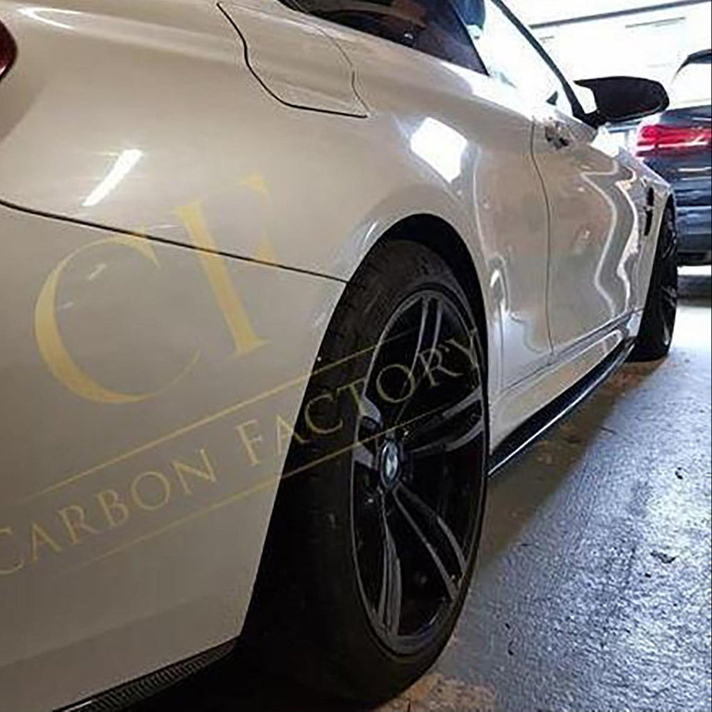 MP Style Carbon Fibre Side Skirts Extension for BMW F82 F83 M4 14-20