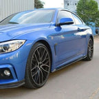 MP Style Carbon Fibre Side Skirts for BMW F32 F33 F36 4 Series 14-20