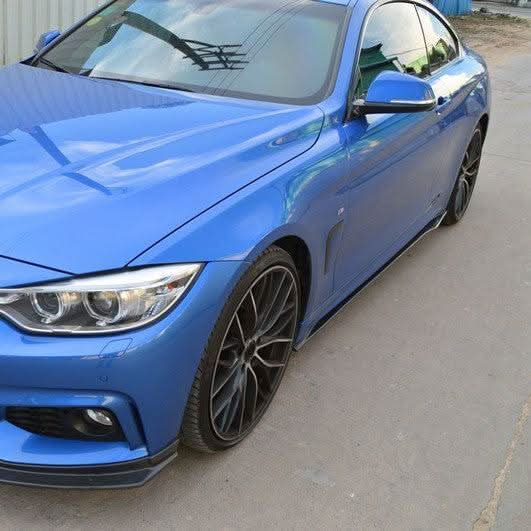 MP Style Carbon Fibre Side Skirts for BMW F32 F33 F36 4 Series 14-20