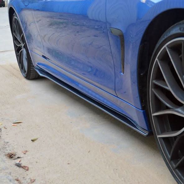 MP Style Carbon Fibre Side Skirts for BMW F32 F33 F36 4 Series 14-20