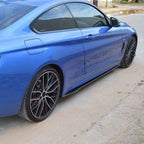 MP Style Carbon Fibre Side Skirts for BMW F32 F33 F36 4 Series 14-20