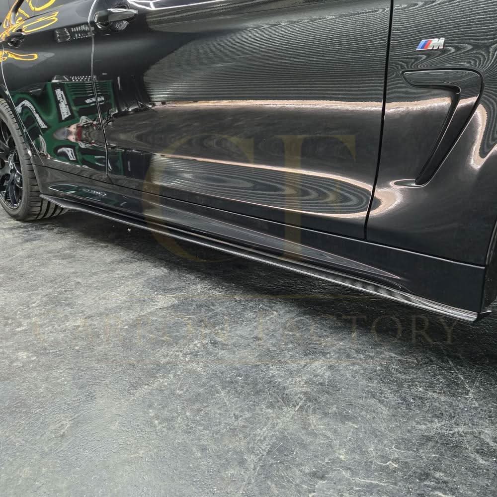 MP Style Carbon Fibre Side Skirts for BMW F32 F33 F36 4 Series 14-20