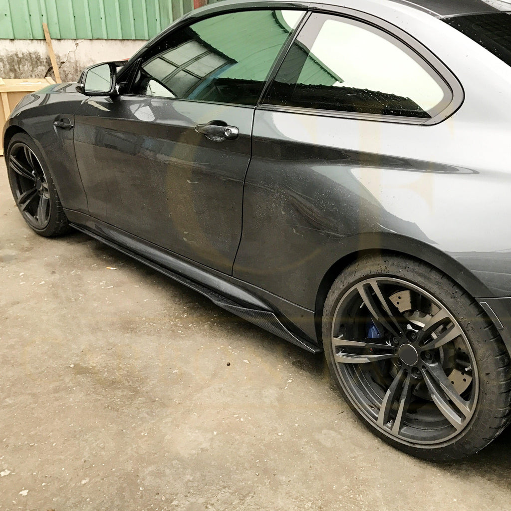 MTC Style Carbon Fibre Side Skirts for BMW F87 F87C M2 16-21
