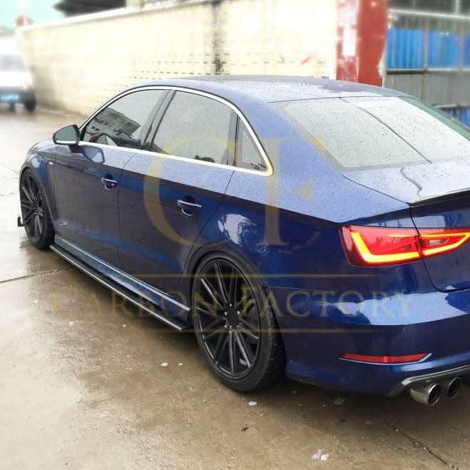 OEM Style Carbon Fibre Side Skirts for Audi S3 Saloon 13-19
