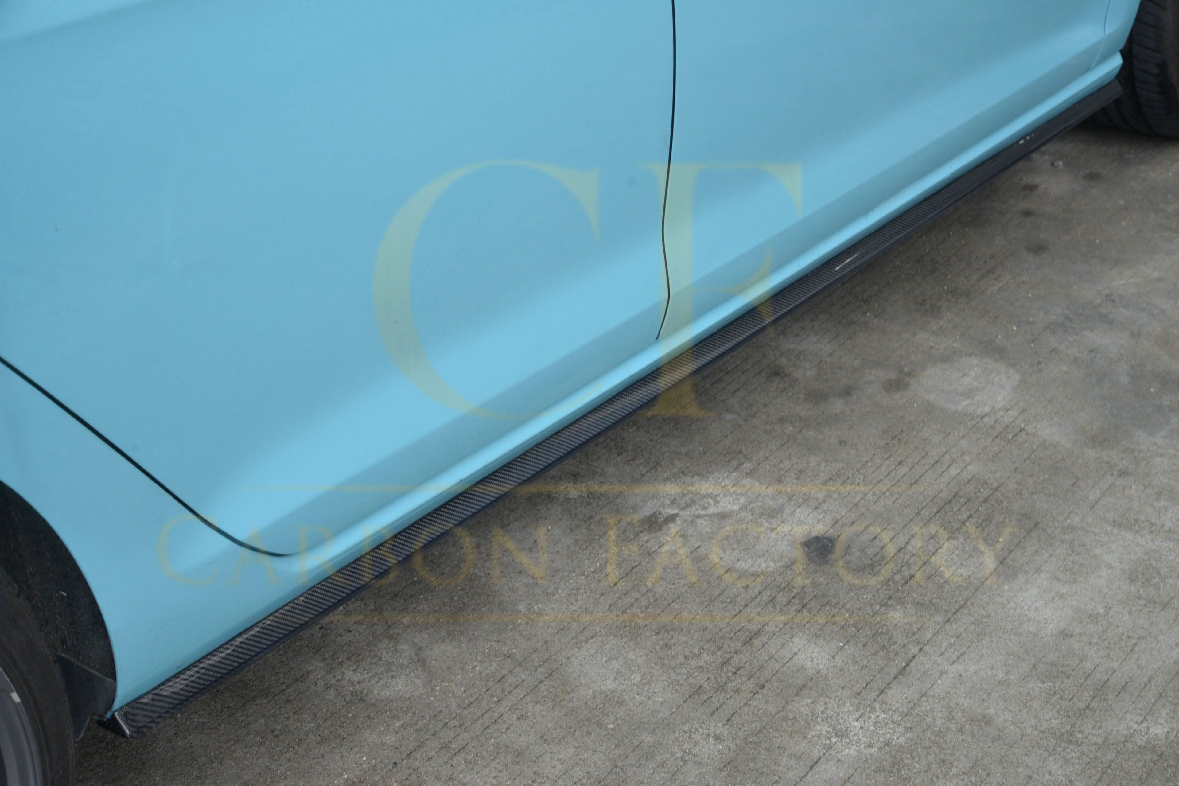 OEM Style Carbon Fibre Side Skirts for VW Golf MK7.5 inc R 17-20
