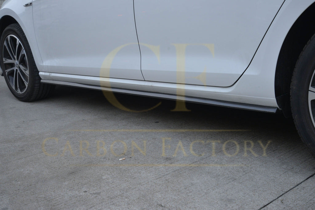 OEM Style Carbon Fibre Side Skirts for VW Golf MK7.5 inc R 17-20