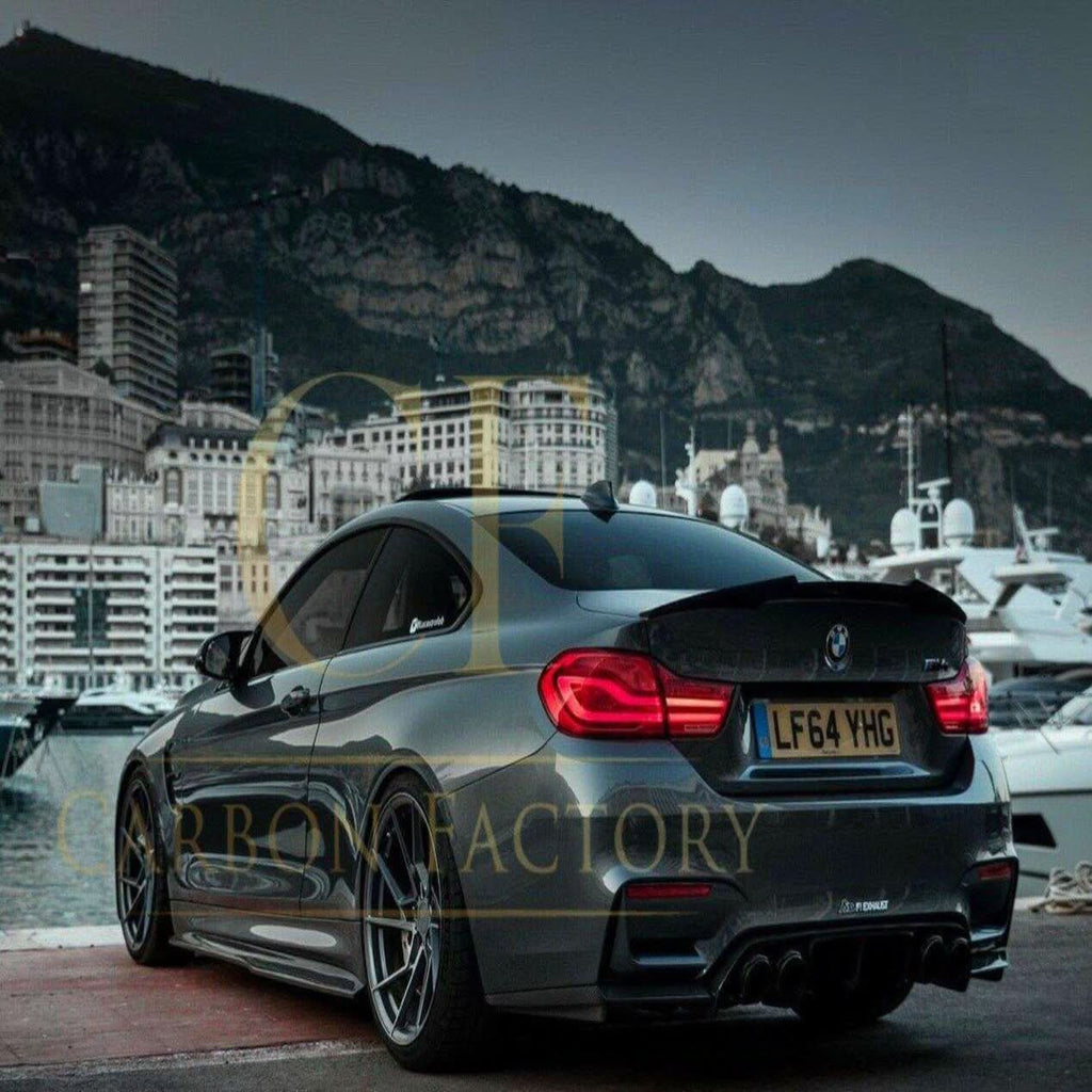 PSM Style Carbon Fibre Side Skirts  Extension for BMW F80 M3 14-20