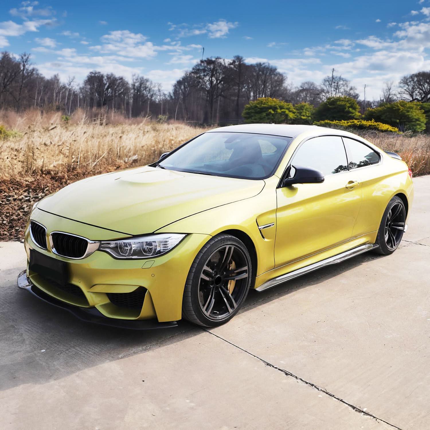 PSM Style Carbon Fibre Side Skirts Extension for BMW F82 F83 M4 14-20