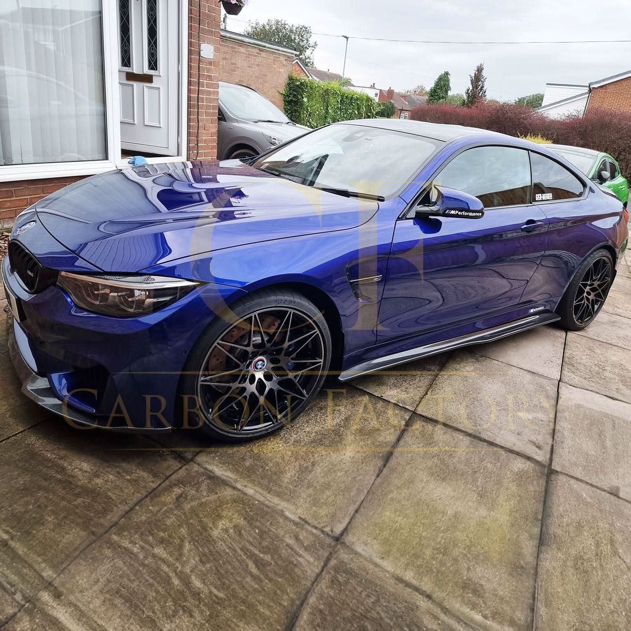 PSM Style Carbon Fibre Side Skirts Extension for BMW F82 F83 M4 14-20