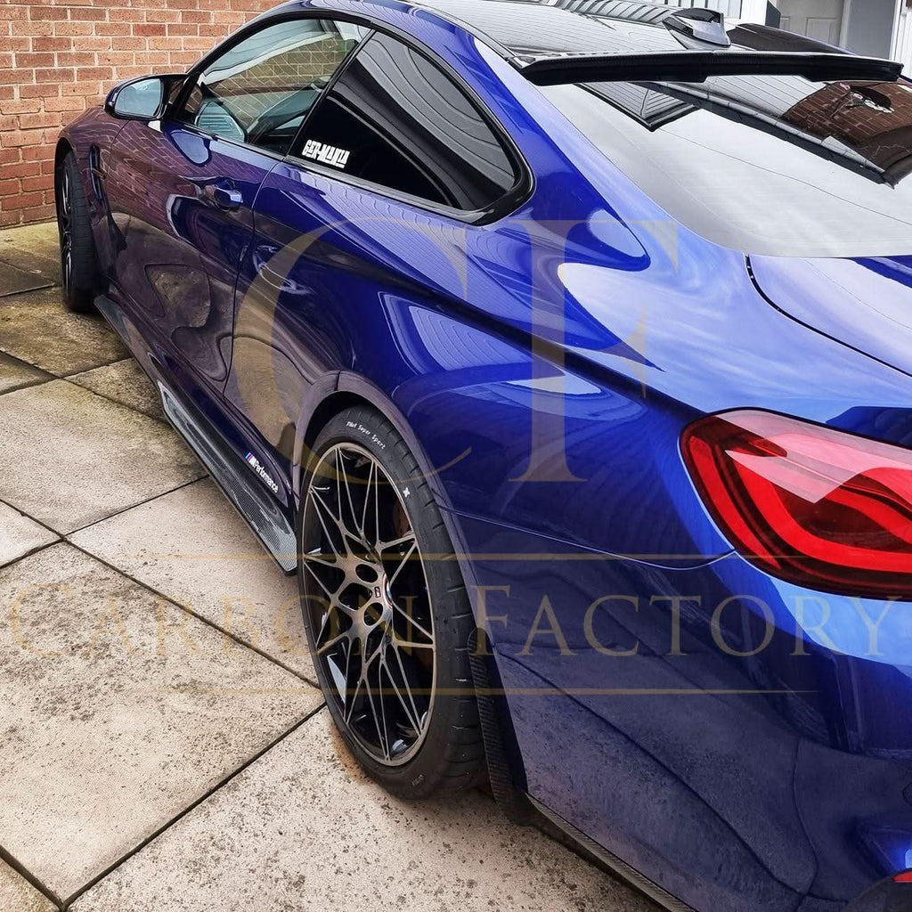 PSM Style Carbon Fibre Side Skirts Extension for BMW F82 F83 M4 14-20