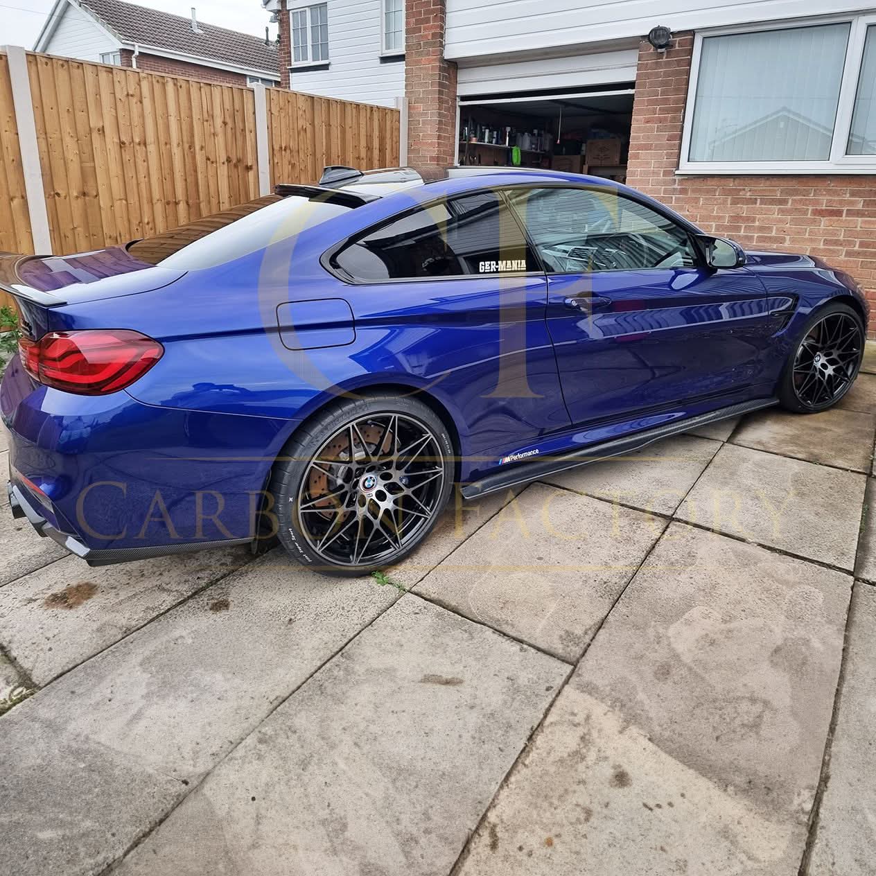 PSM Style Carbon Fibre Side Skirts Extension for BMW F82 F83 M4 14-20