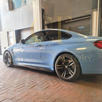 PSM Style Carbon Fibre Side Skirts Extension for BMW F82 F83 M4 14-20