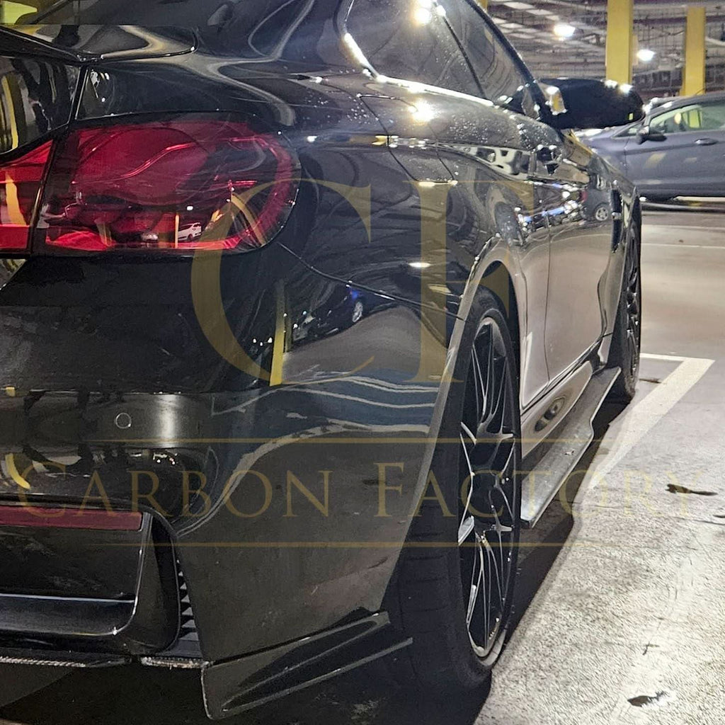 PSM Style Carbon Fibre Side Skirts Extension for BMW F82 F83 M4 14-20