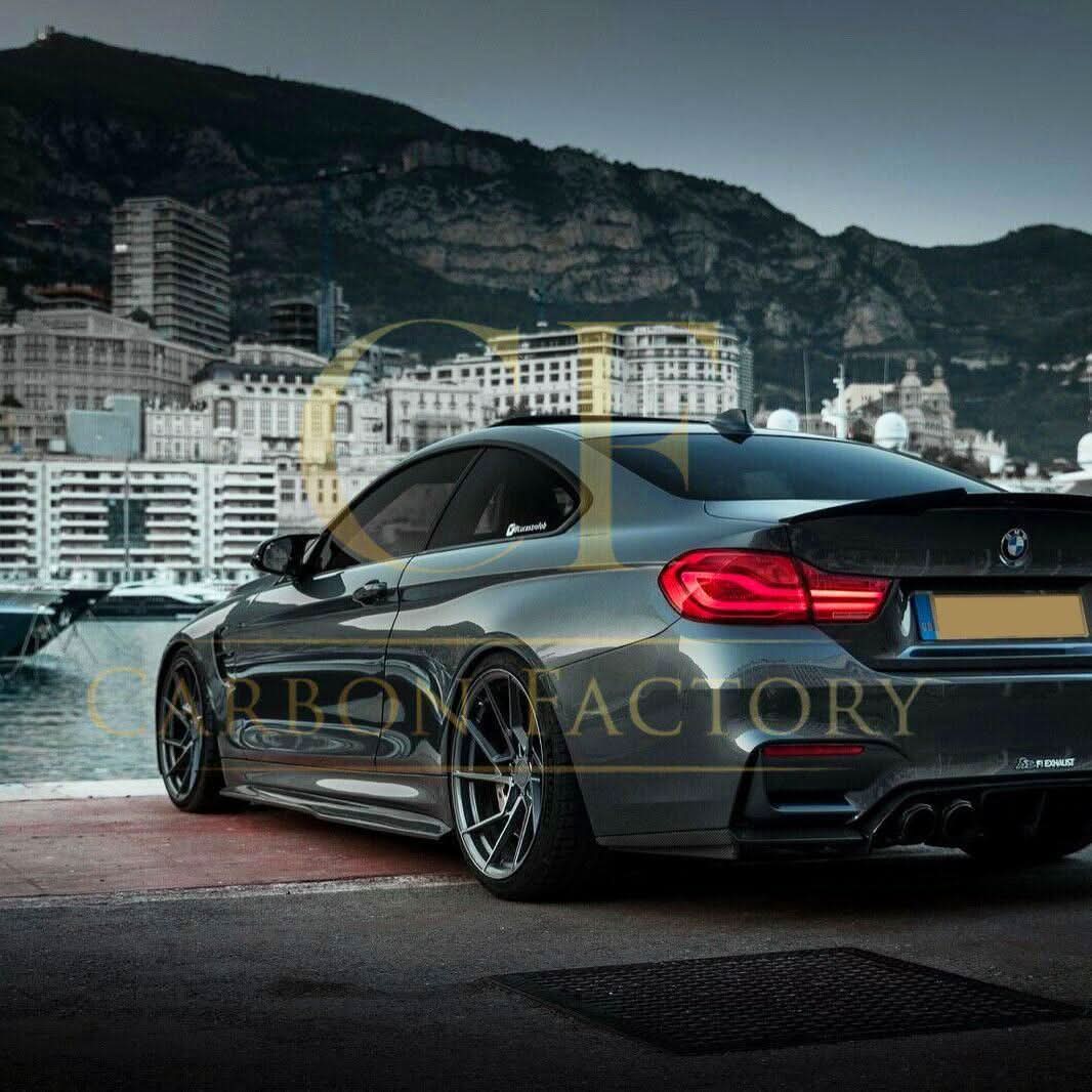 PSM Style Carbon Fibre Side Skirts Extension for BMW F82 F83 M4 14-20