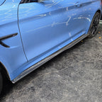 PSM Style Carbon Fibre Side Skirts Extension for BMW F82 F83 M4 14-20
