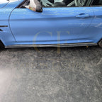 PSM Style Carbon Fibre Side Skirts Extension for BMW F82 F83 M4 14-20