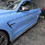PSM Style Carbon Fibre Side Skirts Extension for BMW F82 F83 M4 14-20
