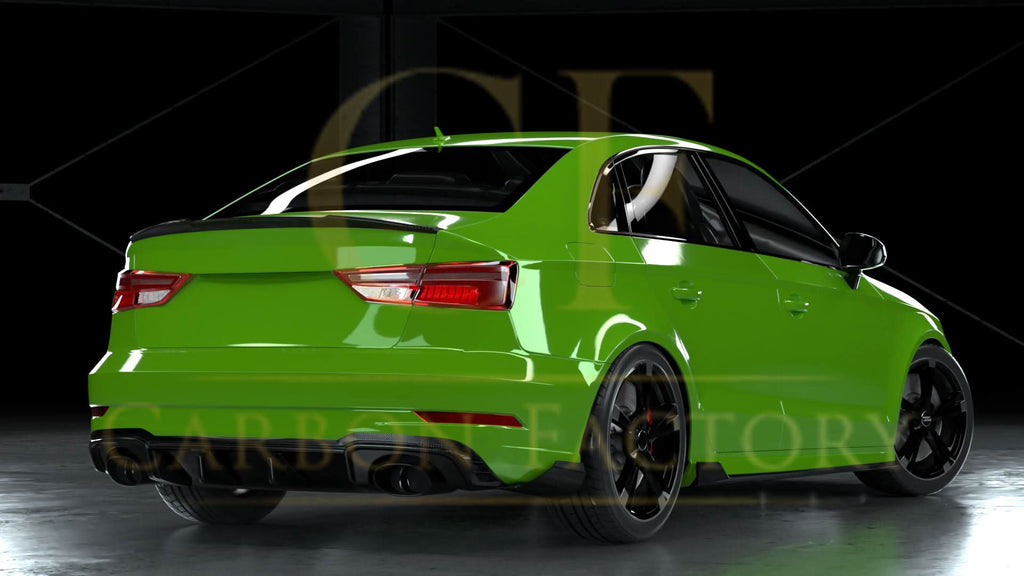 RZ Style Carbon Fibre Side Skirts for Audi 8V S3 RS3 Saloon 14-20