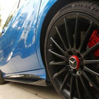 RZ Style Carbon Fibre Side Skirts for Mercedes Benz W176 A Class C117 Coupe 13-18