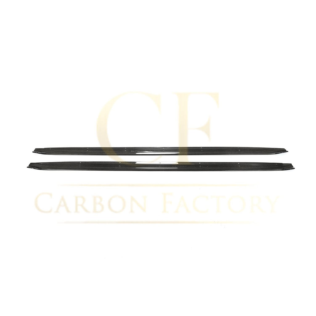 V Style Carbon Fibre Side Skirts for Audi A3 S3 Saloon 20-22