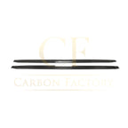V Style Carbon Fibre Side Skirts for Audi A3 S3 Saloon 20-22