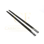 V Style Carbon Fibre Side Skirts for Audi A3 S3 Saloon 20-22