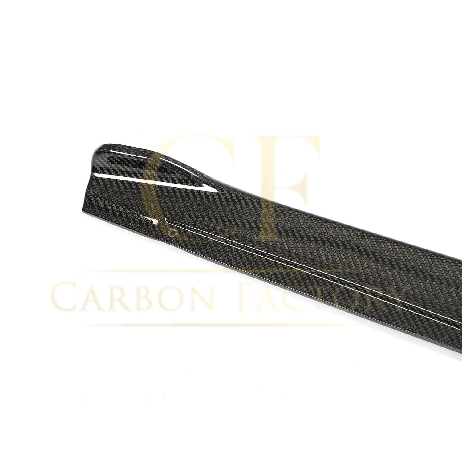 V Style Carbon Fibre Side Skirts for Audi A3 S3 Saloon 20-22