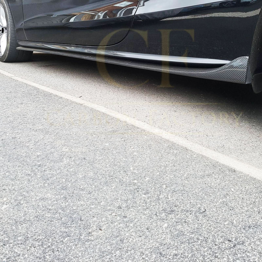 V Style Carbon Fibre Side Skirts for Audi B8 B8.5 A5 S5 2 Door 07-16