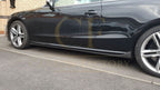V Style Carbon Fibre Side Skirts for Audi B8 B8.5 A5 S5 2 Door 07-16