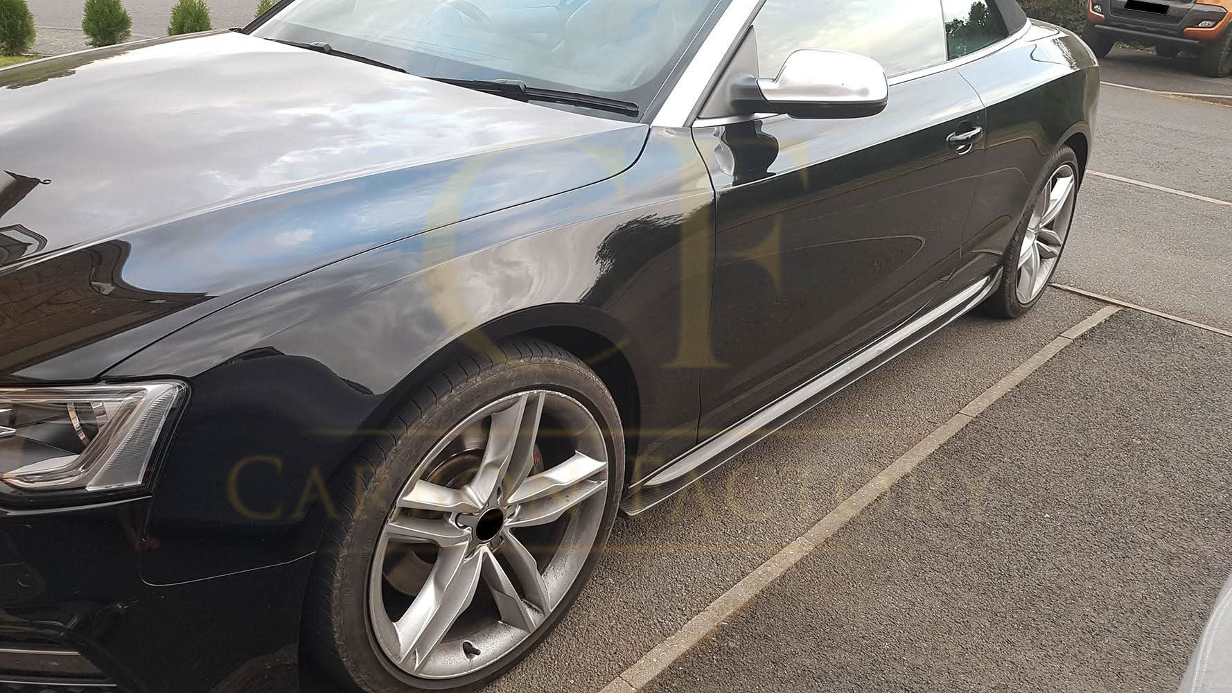 V Style Carbon Fibre Side Skirts for Audi B8 B8.5 A5 S5 2 Door 07-16
