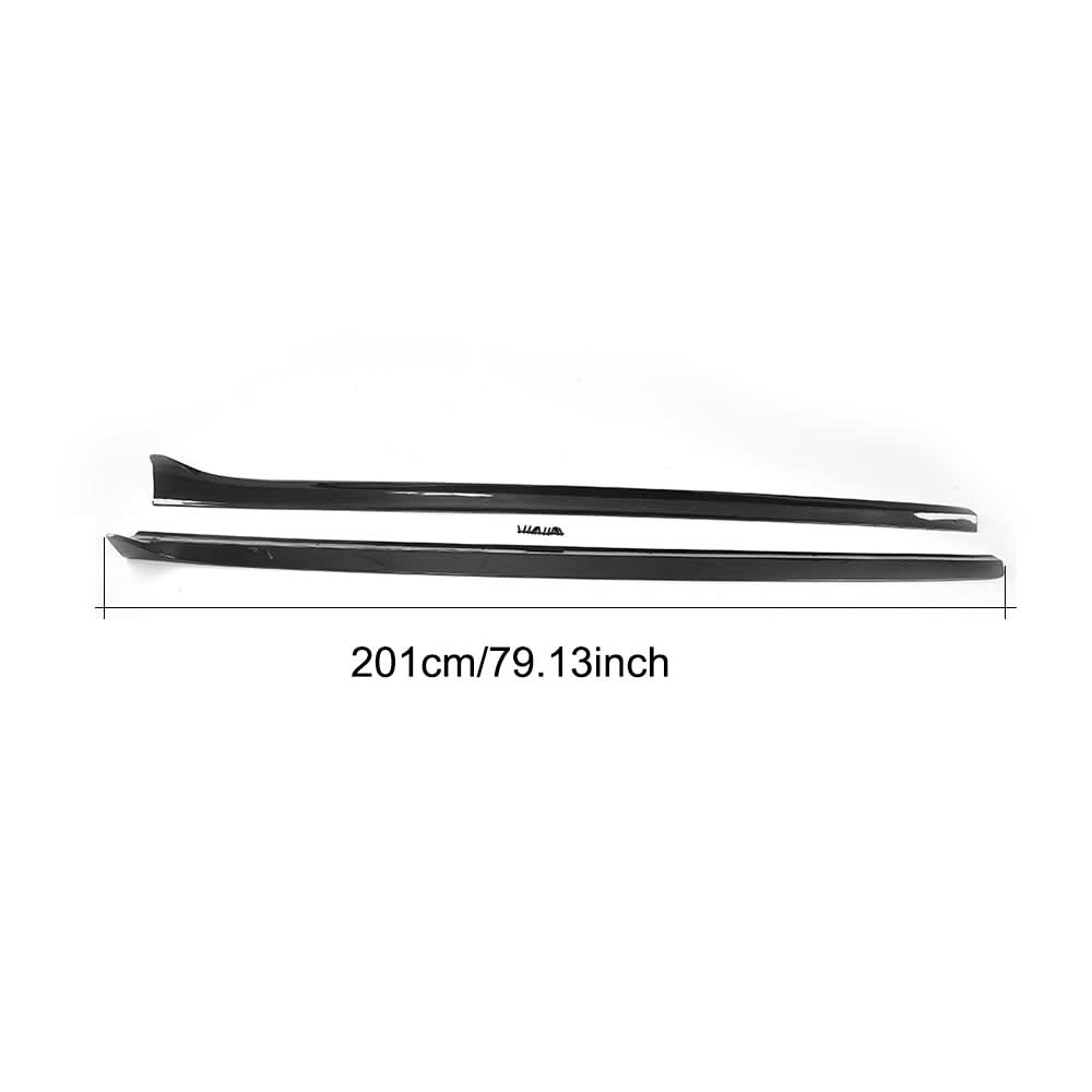 V Style Carbon Fibre Side Skirts for Audi B8 B8.5 A5 S5 2 Door 07-16