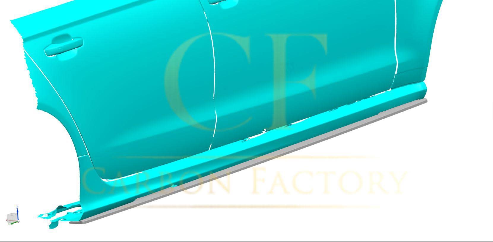V Style Carbon Fibre Side Skirts for Audi C7 RS6 13-18