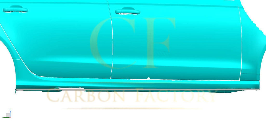 V Style Carbon Fibre Side Skirts for Audi C7 RS6 13-18